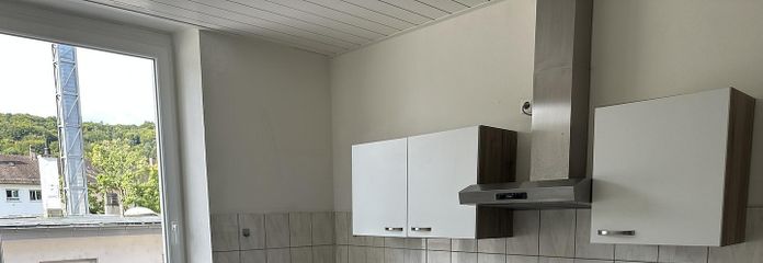 Küche mit Einbauküche
