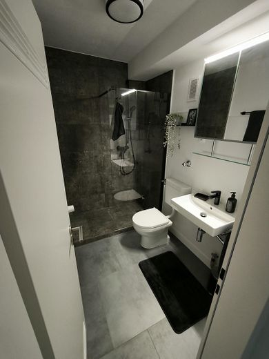 Blick ins Badezimmer