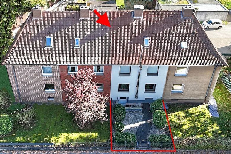 Vogelperspektive Haus