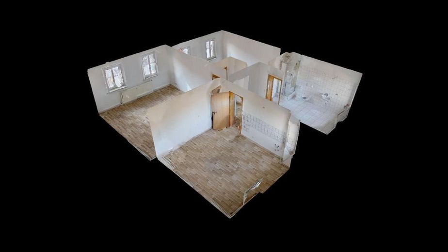 Helle 2-Raum DG-Wohnung sucht neuen Mieter – Grundriss