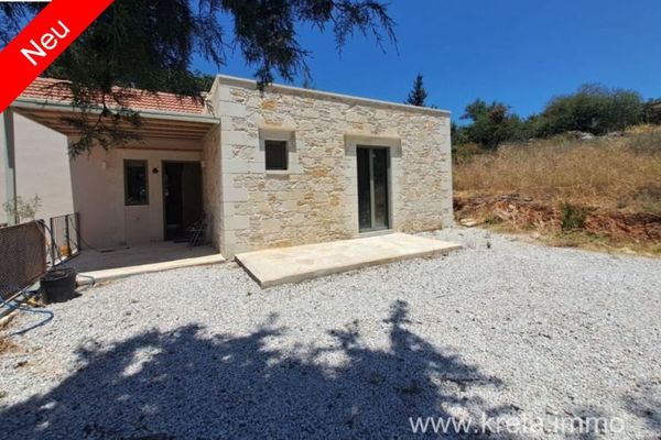 Kreta, Vamos neu erbauter freistehender Bungalow