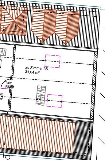 Asansör, mutfak ve balkonlu, Rüdesheim'ın en iyi konumunda 4 odalı KfW70EE penthouse-maisonette – Schlafzimmer 3