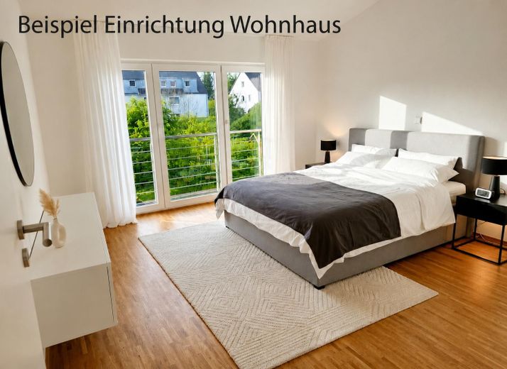 Modernes Wohnhaus mit separater Gewerbeeinheit in ruhiger Citylage – Beispiel Einrichtung