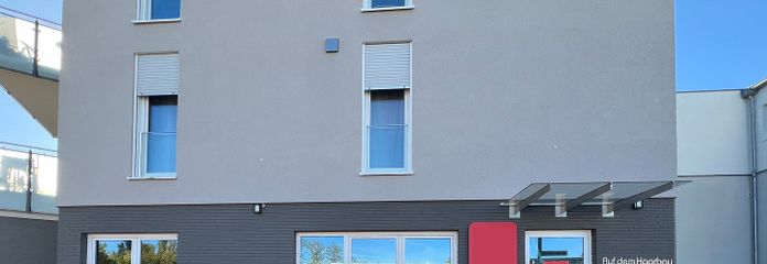 Attraktive Gewerbefläche im Neubau – ideal für Café, Weinbar oder Concept Store | 72 m² | Hünstetten – Frontalansicht