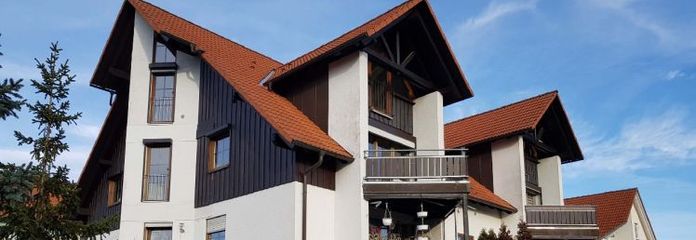 Idyllisch wohnen in Ermlitz  mit zwei Balkonen und viel Grün
