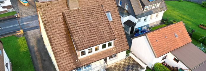 Luftaunahme Hofseite