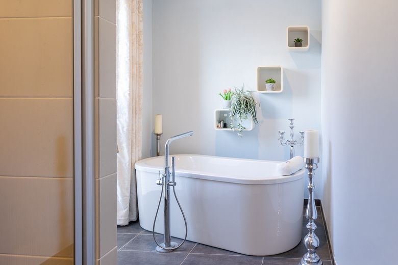 ¡Ubicación, ubicación, ubicación! ¡Apartamento en la Speicherstadt junto al agua! – Badezimmer