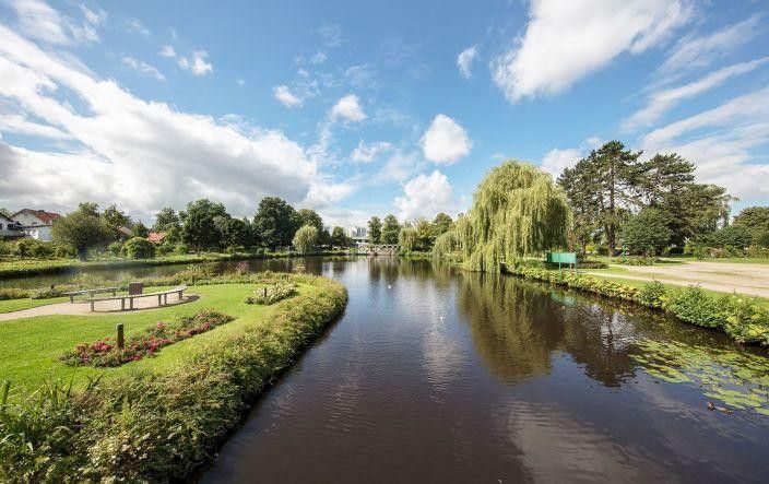 Blick auf Rosarium Uetersen