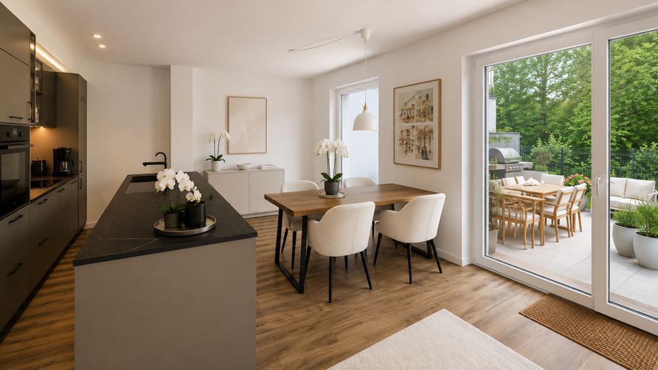 Helle 2-Zimmer-Wohnung mit Terrasse, Garten und hochwertiger Ausstattung – Foto 9