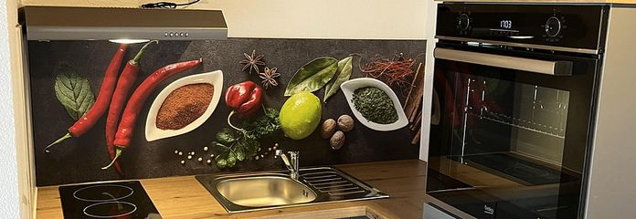 Schöne, ruhige, 2 Zimmer Wohnung in Wurmlingen – Küche