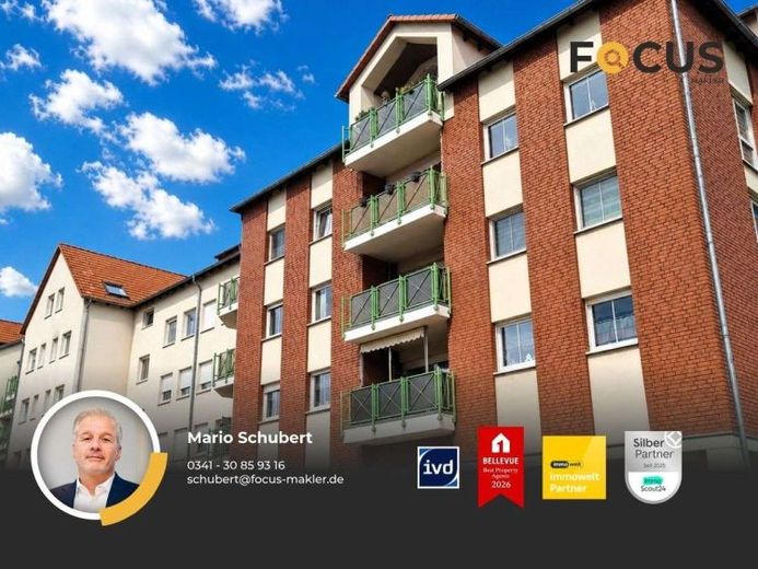 Magdeburg - Neue Neustadt - interessante DG-Wohnung mit Loggia & Stellplatz in gepflegter Wohnanlage – Foto 1