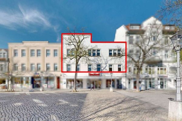 Bernburg centro: Locales representativos para oficina y consulta de aprox. 390 m² en alquiler; ¡también divisibles!