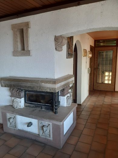 Heizkamin im Wohnzimmer