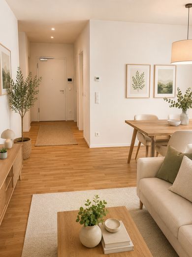 Erstbezug! 3-Zimmer-Wohnung mit Süd-Balkon in Top-Lage von Darmstadt – Zimmer