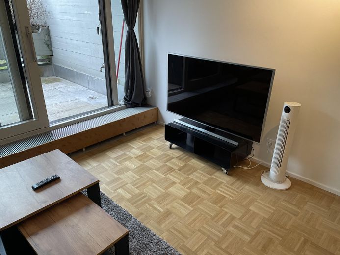 Renoviertes Studio in Bogenhausen nahe Herzogpark – Wohnzimmer/Schlafzimmer