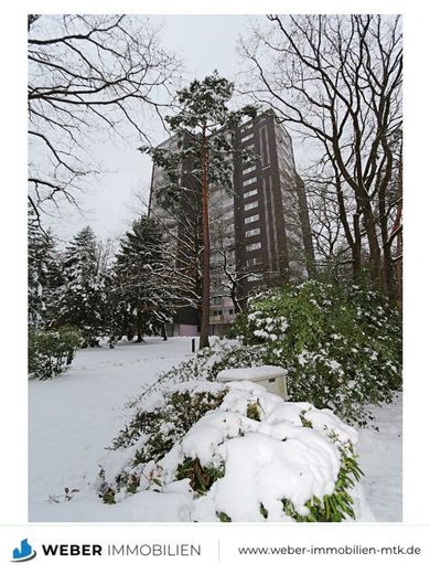 +++ LUFTIGE und GEPFLEGTE Wohnung in unmittelbarer WALD Nähe +++ – Außenansicht im Winter