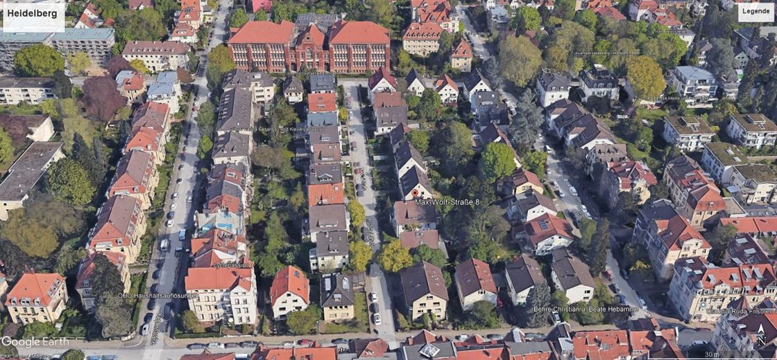 Heidelberg Max-Wolf-Straße.Luftbild