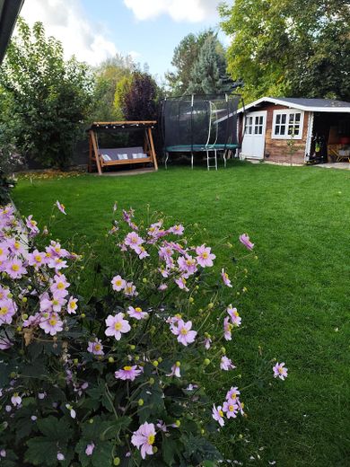 Charmantes Einfamilienhaus in ruhiger 2. Reihe – Blick in Garten