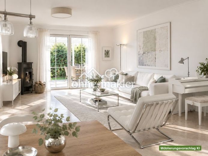 Quiet 3/4-room garden maisonette (85 sqm living area + 60 sqm usable area + 150 sqm garden), private entrance, PRIME LOCATION Waldtrudering – Photo 1
