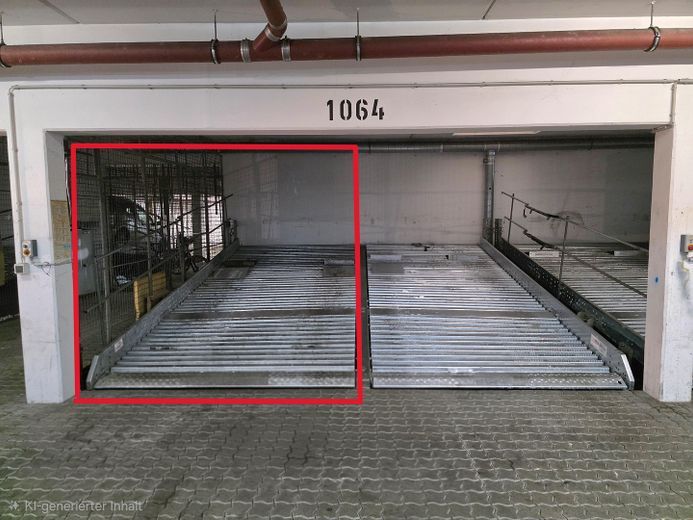 Sicherer Garagenstellplatz in Fürth Südstadt – oberer Duplex-Stellplatz mit Videoüberwachung – Stellplatz