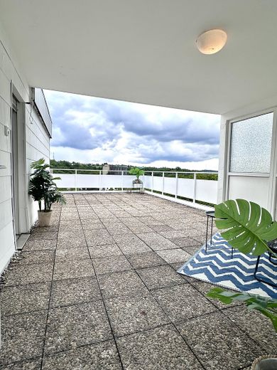 Provisionsfrei: Exklusives Penthouse mit XXL-Dachterrasse und Loggia – Blick aus der Loggia