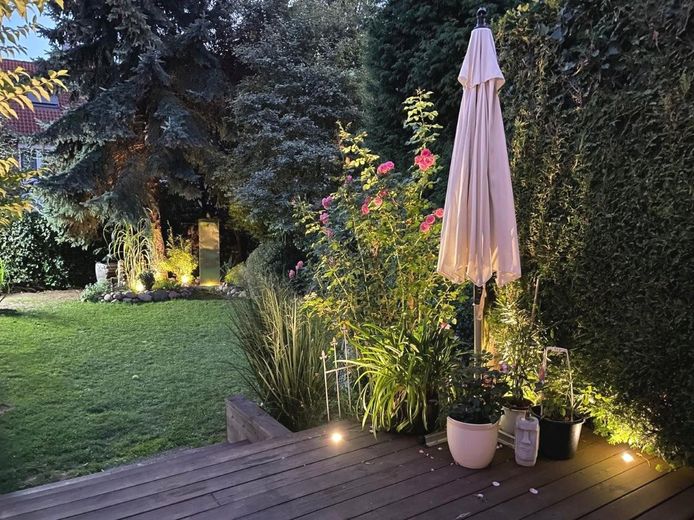 Garten mit Gardena-Bewässerung