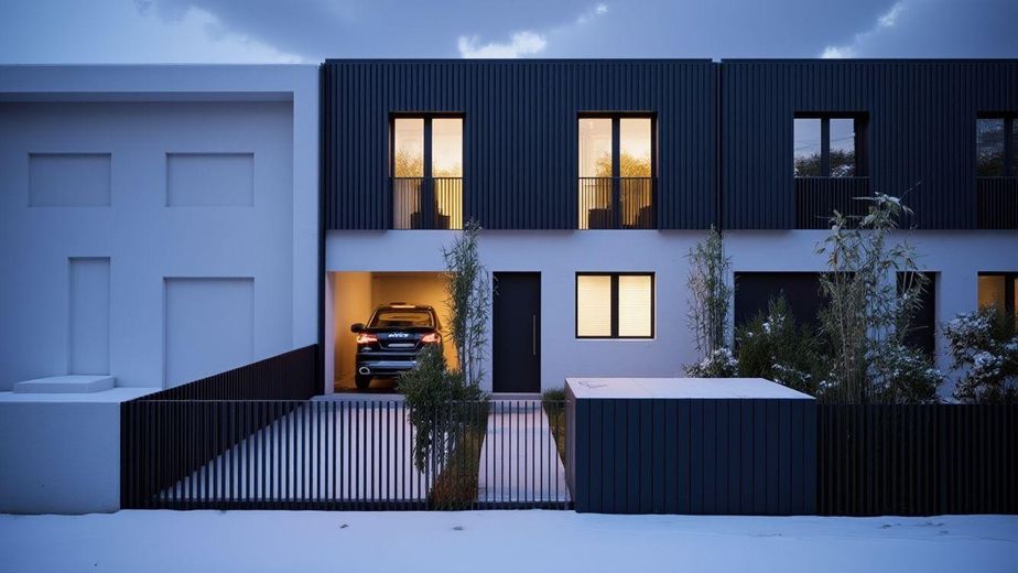 Straßenansicht Winter