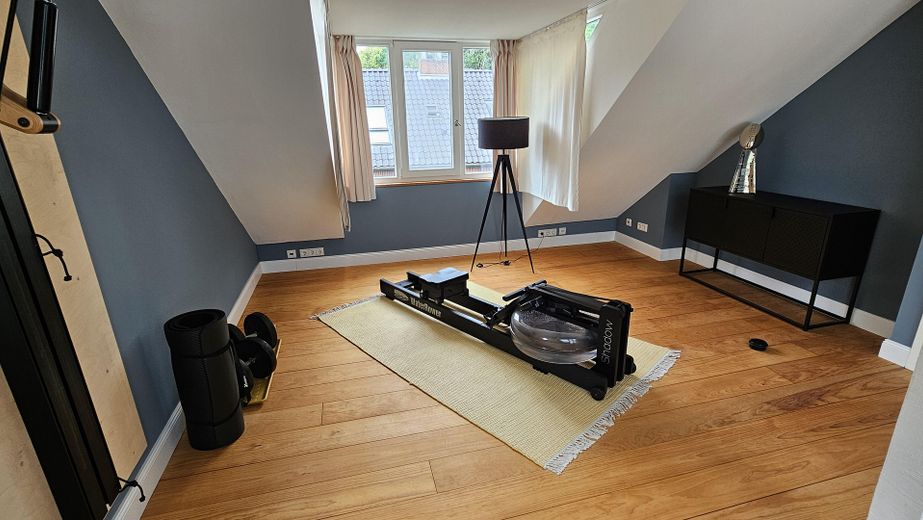 Fitnessbereich im Dachgeschoss