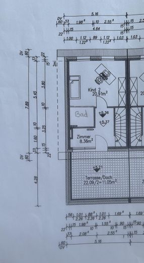 Doppelhaushälfte mit Dachterrasse, Keller, Sauna und Whirlpool, EBK, Photovoltaik, grüner Garten – 2. Stock