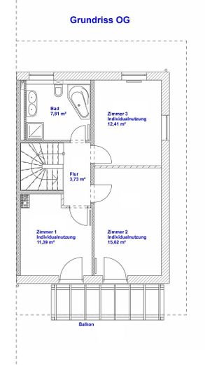 Splendida casa bifamiliare con vista libera fino alle Prealpi   *senza commissioni* – Grundriss OG