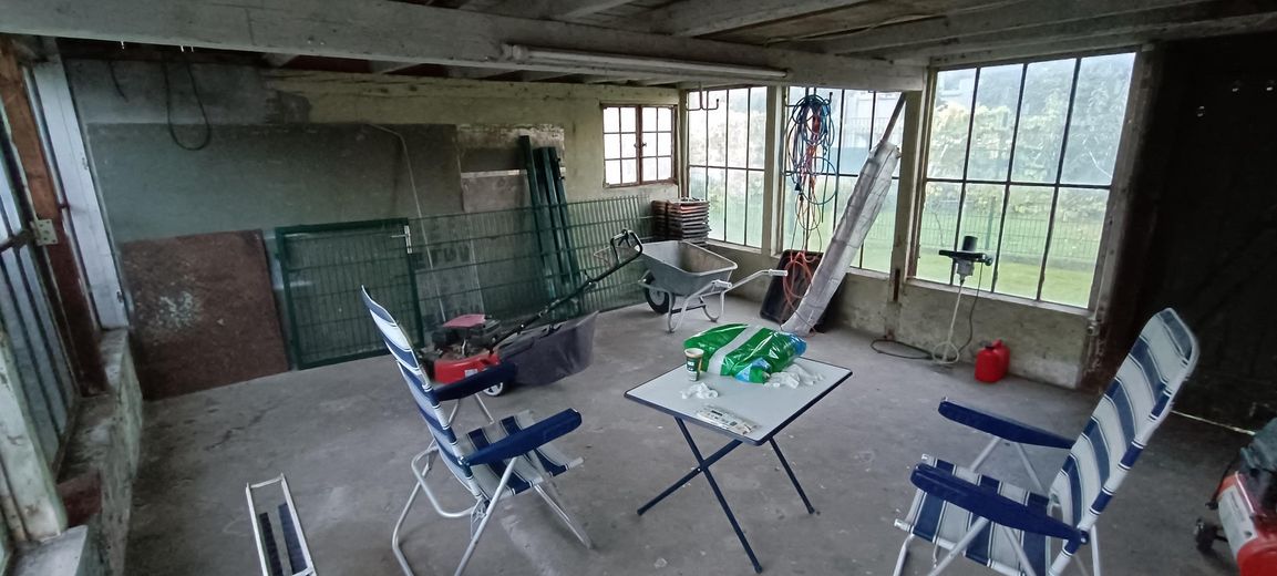 Detached house with extension near Unna town center – Schuppen