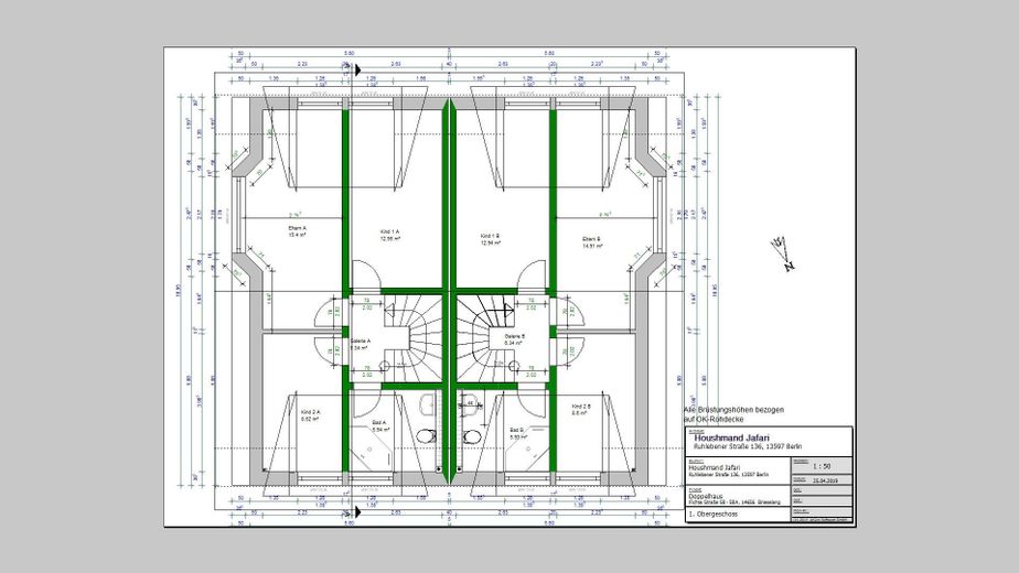 Moderne möblierte Neubau-Doppelhaushälfte mit Wärmepumpe, Fußbodenheizung – Foto 24