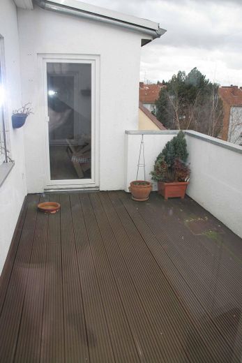 Loggia - Blick vom Wohnzimmer