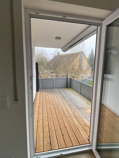 Zugang Balkon vom Wohnzimmer