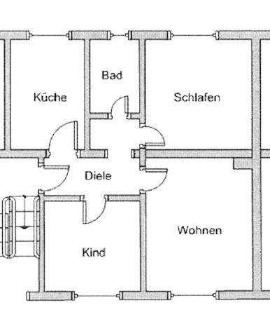 Sanierte 3,5-Zimmer-Erdgeschosswohnung in Essen-Frohnhausen – फोटो 11