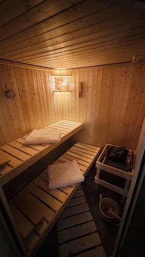 nagelneue Sauna