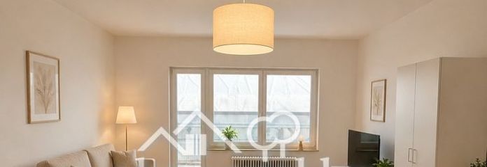 Mutfaklı ve balkonlu modern 33 m2 1 odalı daire