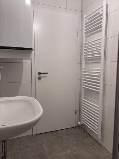 Erstbezug nach Renovierung: Moderne 2ZKB mit großer Dachloggia, EBK und Stellplatz – Handtuchheizkörper