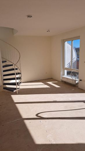 Najlepszy widok na Bremę – mieszkanie penthouse – Wohnzimmer