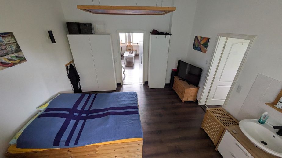Spaziosa villa storica nel centro di Burg auf Fehmarn – pompa di calore, giardino e utilizzo flessibile – Zimmer 1 unten