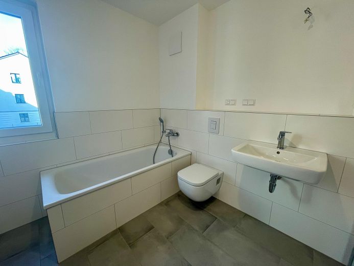 Badezimmer mit Badewann