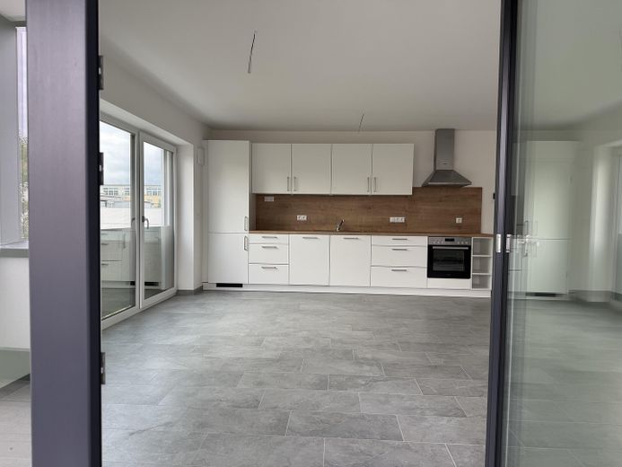 Blick vom Balkon