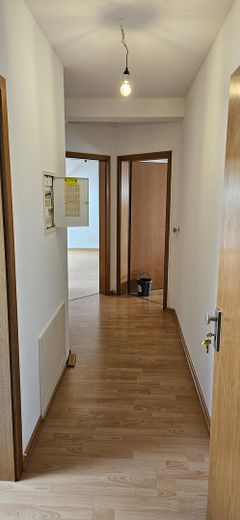 Helle, frisch renovierte 2 Zimmer Wohnung mit Süd-West Balkon in Lampertheim zu vermieten – Flur