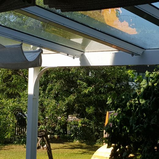 Besondere DHH - grosser Grund - 2 Garagen – Pergola Glasdach Beschattung