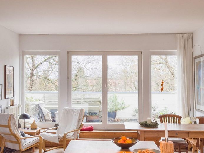 Wohnraum, Blick auf Terrass