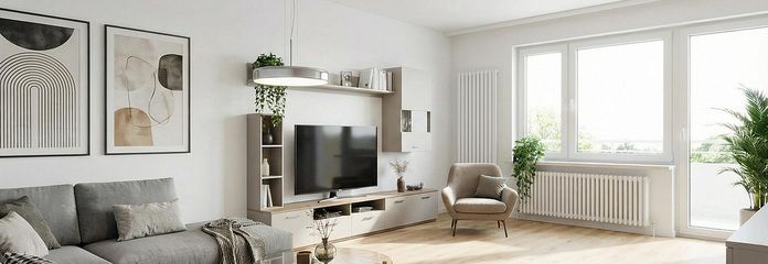 Wohnzimmer-Wohnbeispiel