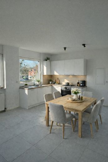 Küche eingerichtet Beispiel