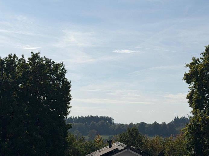 Attraktives bezugsfertiges Einfamilienhaus mit Doppelgarage – Sicht Wohnzimmer