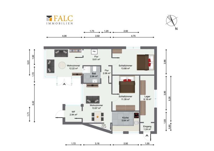 Jetzt oder Nie: Das Haus am See - FALC Immobilien – Grundriss