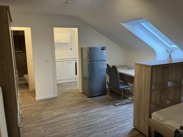 Möbliertes Wohnzimmer